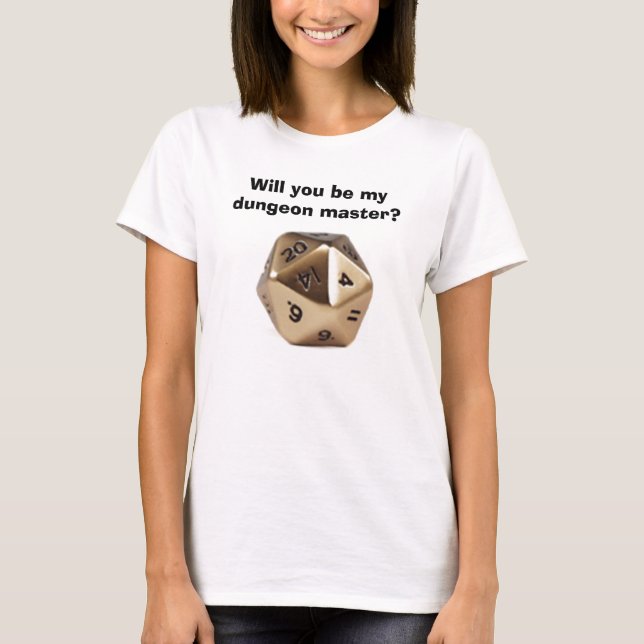 T-shirt poly_metgold, serez-vous mon maître de cachot ? (Devant)