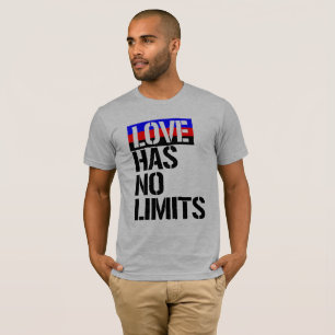 T-shirt Polyamory - amour n'a aucune limite - - droites de
