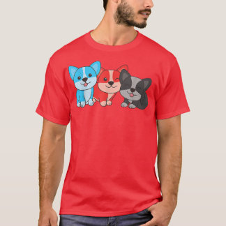 T-shirt Polyamory Flag Pride Chiens Lgbtq Polyamory Corgi