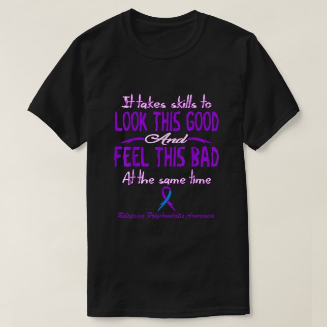 T-shirt polychondrite rechute Sensibilisation (Design devant)