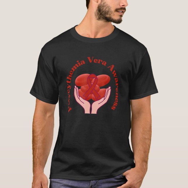 T-shirt Polycythemia Vera Warrior 2 (Devant)