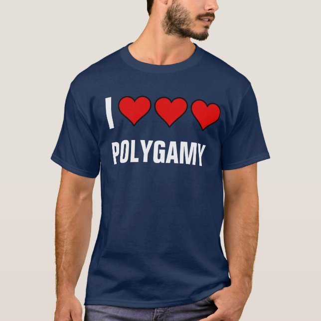 T-shirt Polygamie d'amour (Devant)