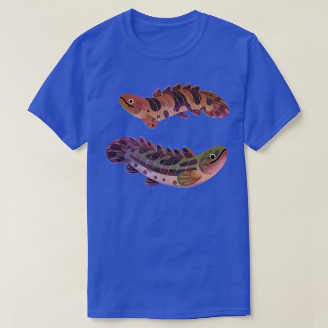 T-shirt Polypterus de bébé foncé (Design devant)