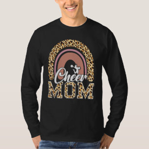 T-shirt Pom-Pom Girl Cheerleading Maman Pom-Pom Girl Léopa