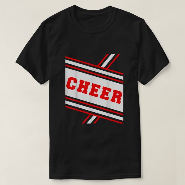 T-shirt Pom-pom girl Costume Chemise Halloween Cheer Team9 (Design devant)