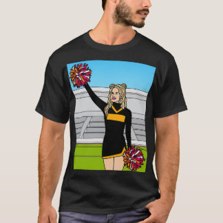 T-shirt Pom-pom girl De Danse Avec Pom Poms 7