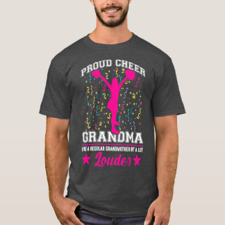 T-shirt Pom-pom girl de soutien à la famille de grand-mère