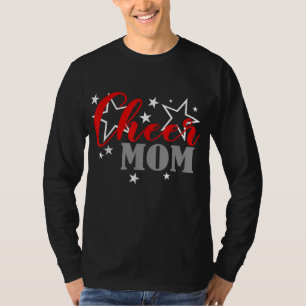 T-shirt Pom-pom girl Proud Cheer Mom Pride Sports Supporte