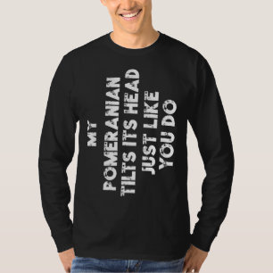 T-shirt Pomeranian Maman Papa Drôle Chien Amoureux Femmes