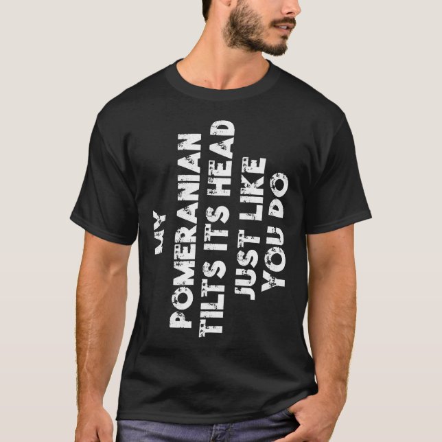 T-shirt Pomeranian Maman Papa Drôle Chien Amoureux Femmes  (Devant)