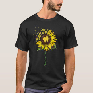T-shirt Pomeranian Mom Sunflower Pomeranian Gifts Dog Mom 