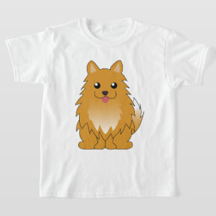 T-shirt Pomeranian orange