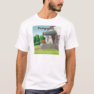 T-shirt Pomeranian sur Granite (Pomegranite) Drôle