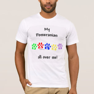 T-shirt Poméranie Marche Sur Moi
