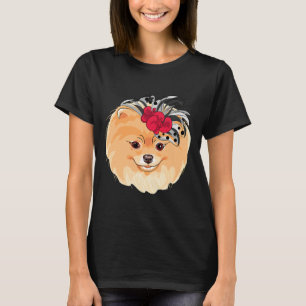 T-shirt Poméranien élégant