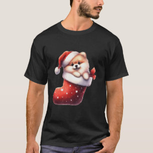 T-shirt Poméranien en choeur Noël Noël Noël Noël Noël Noël