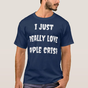 T-shirt Pomme Crisp Goth Halloween Foodie d'automne Foodie