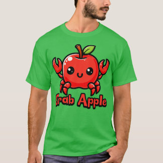 T-shirt Pomme Cute Cute Food Animaux Pun