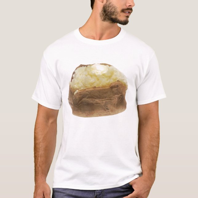 T-shirt Pomme de terre cuite (Devant)