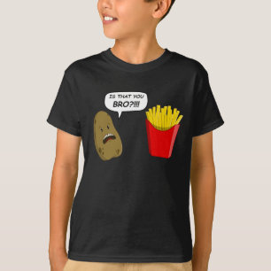 T-shirt pomme de terre et fritures