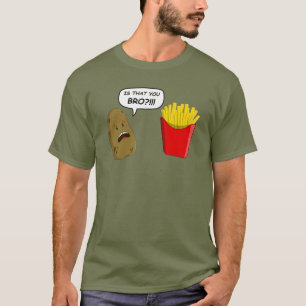T-shirt pomme de terre et fritures