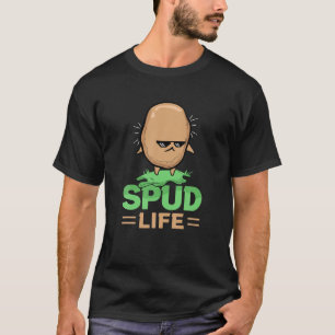 T-shirt Pomme de terre Spud Life Végétal Aliments Pommes d