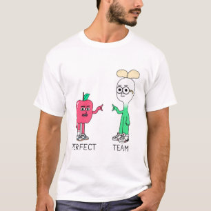 T-shirt pomme et oignon
