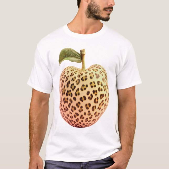 T-shirt Pomme Léopard – Leopard Apple (Devant)