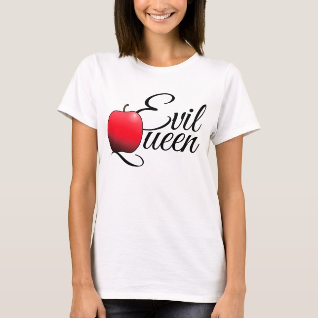T-shirt Pomme rouge maléfique (Devant)