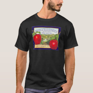 T-shirt Pommes de la vallée de Yakima - Étiquette Vintage 