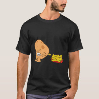 T-shirt Pommes De Terre Et Frites Françaises