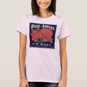 T-shirt Pommes roses de marque