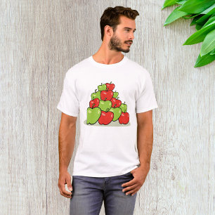 T-shirt Pommes rouges et vertes