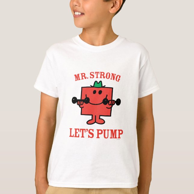 T-shirt Pompage De Fer Avec M. Strong (Devant)