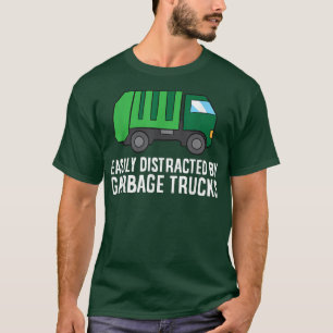 T-shirt Pompage De Jour Des Ordures Facilement Distrait Pa