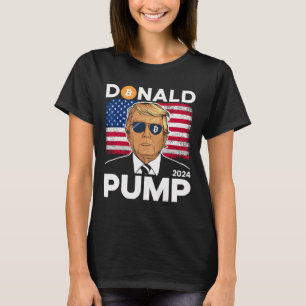 T-shirt Pompe Bitcoin drôle Trump 2024 Crypto
