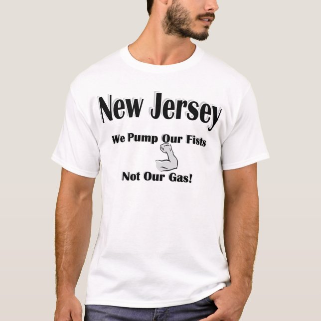 T-shirt Pompe de NJ notre gaz de poings pas (Devant)