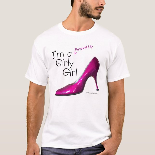 T-shirt Pompée fille Girly rosâtre (Devant)