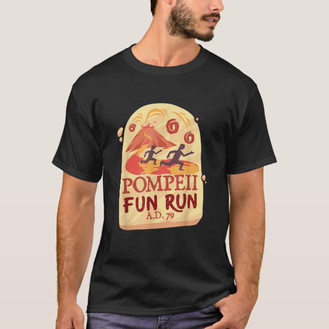 T-shirt Pompeii Fun Run Cadeau Pour Un Runner T Shirt (Devant)