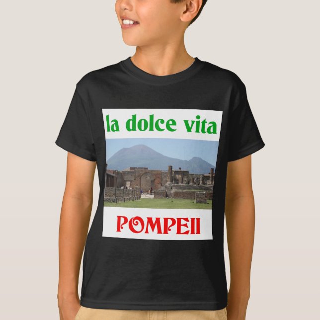 T-shirt Pompeii Italie (Devant)