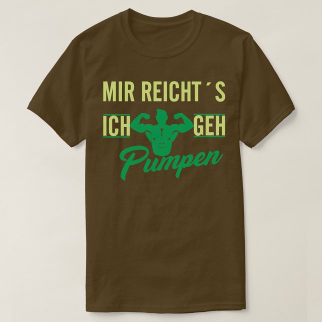 T-shirt pompes de gym (Design devant)