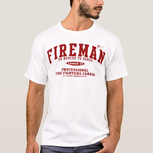 T-shirt Pompier (Devant)
