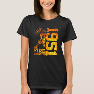 T-shirt Pompier 1951 71 ans Brigade d'incendie 71e naissan