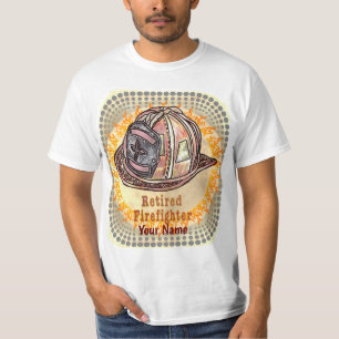 T-shirt pompier à la retraite