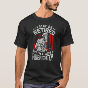 T-shirt Pompier à la retraite Camion de pompiers Grand-pèr