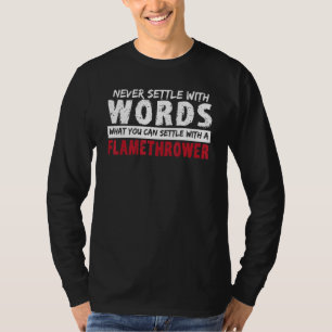 T-shirt Pompier Amuseur Amusant - Flameth Pyrotechnique