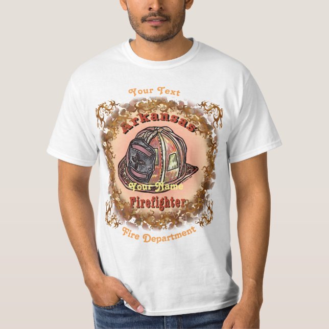 T-shirt pompier Arkansas (Devant)