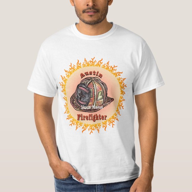 T-shirt Pompier Austin (Devant)