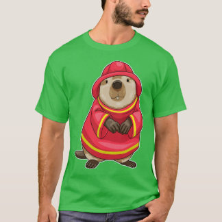 T-shirt Pompier Beaver Service d'incendie