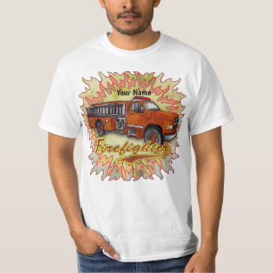T-shirt Pompier de camion de pompiers furieux
